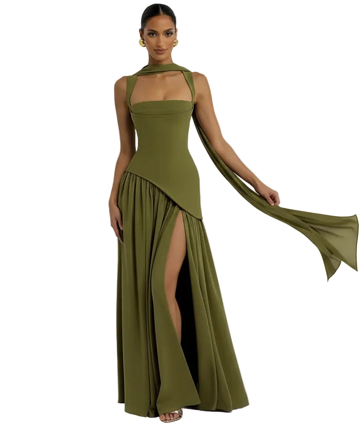 SHEEVETY Vestido con corte moderno