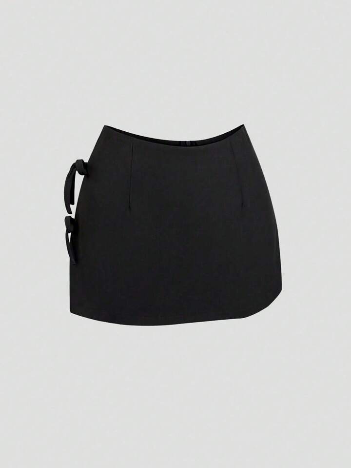 SHEEVETY Minifalda Corte A Con Abertura