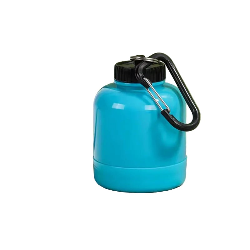 Llavero portatil de Mini botella de proteína.