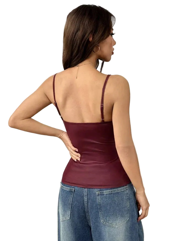 SHEEVETY  Tendencias  camiseta de tirantes minimalista