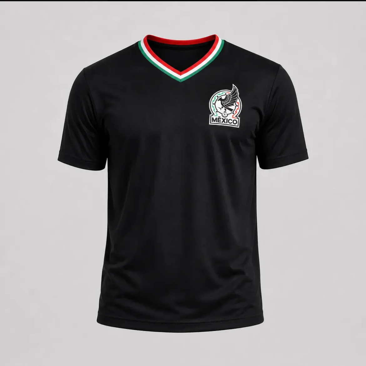 Playera México Negra – Edición Tricolor 🇲🇽