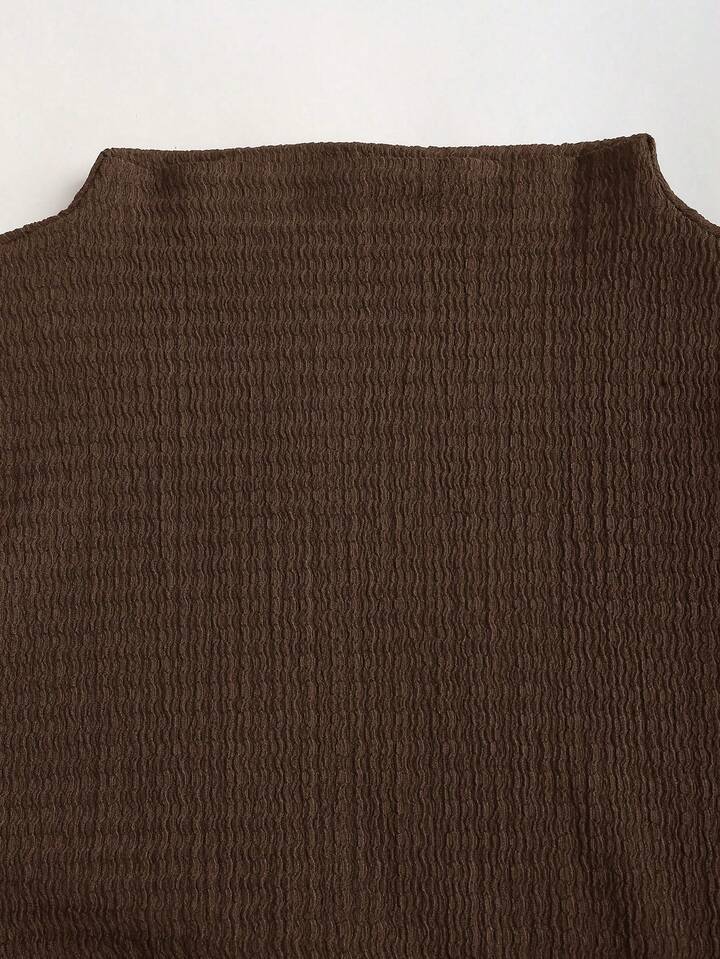 SHEEVETY  Sweetro Vestido Ceñido Al Body Con Mangas Acampanadas Y Cintura Ceñida De Estilo Minimalista