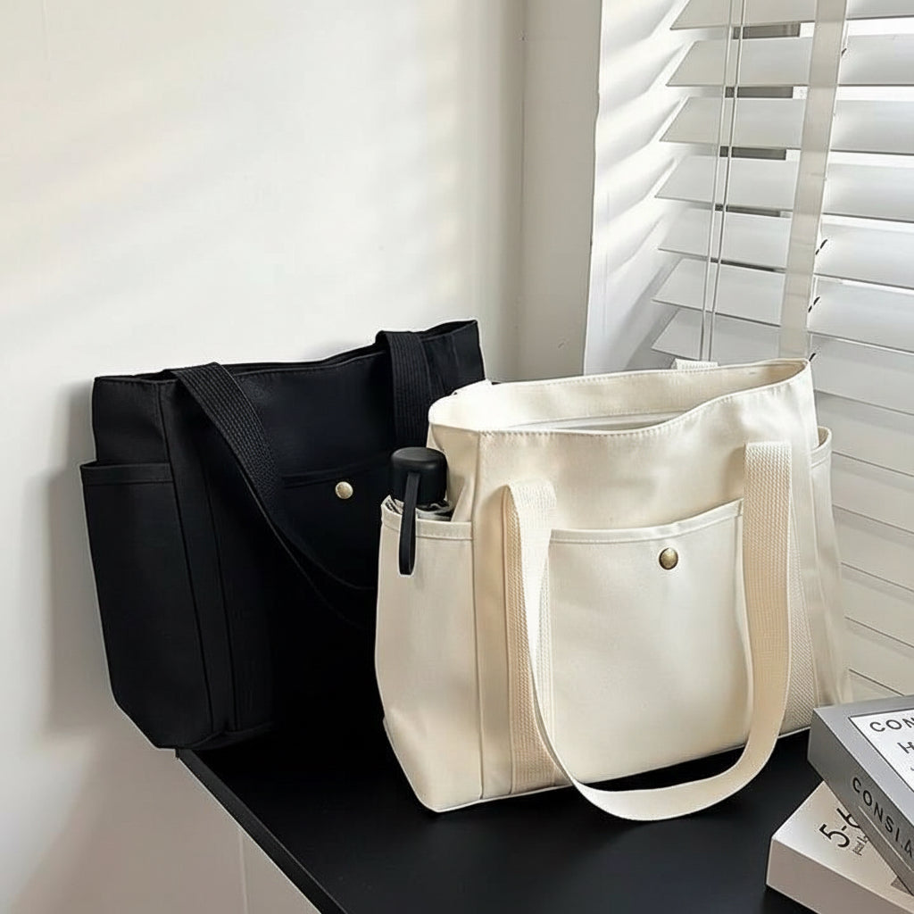 SHEEVETY Bolsa de equipaje sencilla con múltiples bolsillos.