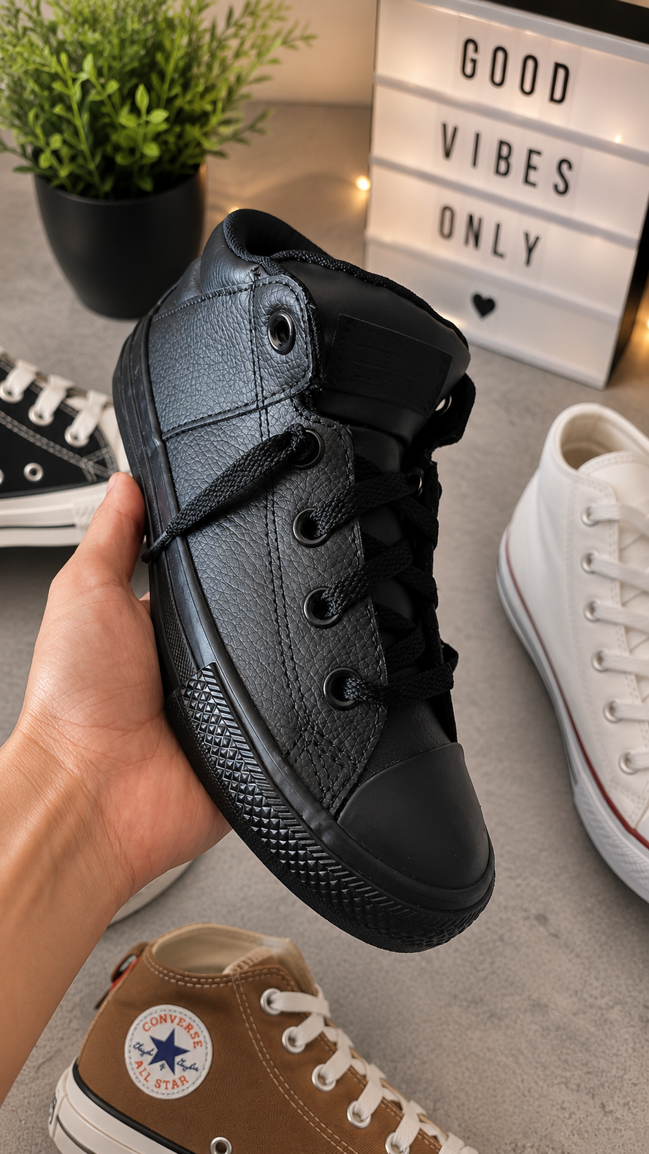 Tenis Urban Total Black Kids