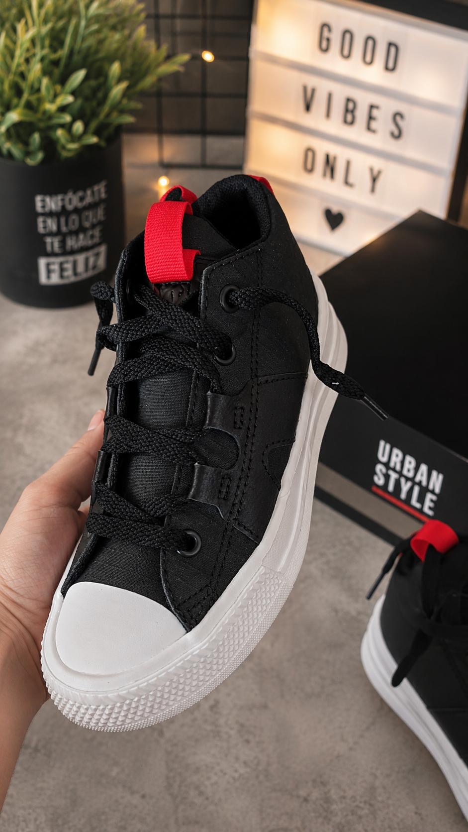 Tenis Urban Street Kids Black