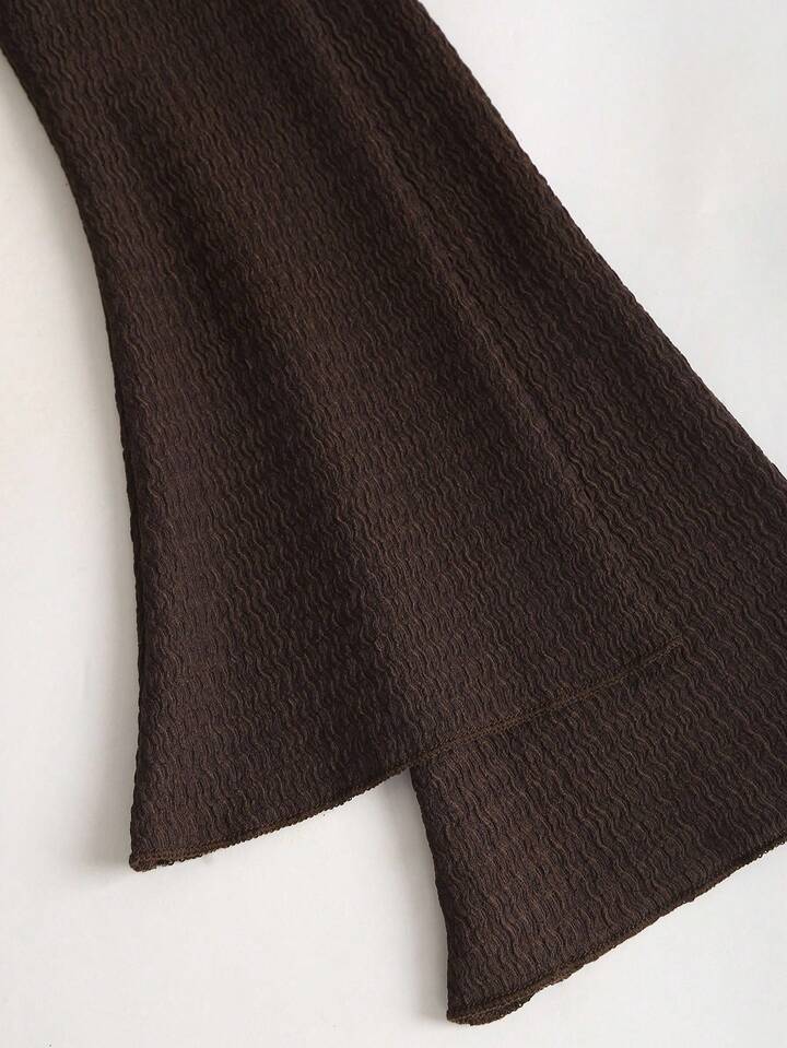 SHEEVETY  Sweetro Vestido Ceñido Al Body Con Mangas Acampanadas Y Cintura Ceñida De Estilo Minimalista