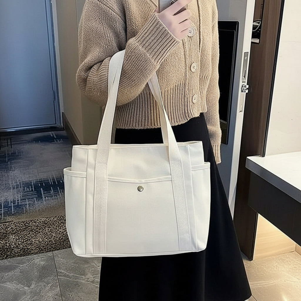 SHEEVETY Bolsa de equipaje sencilla con múltiples bolsillos.