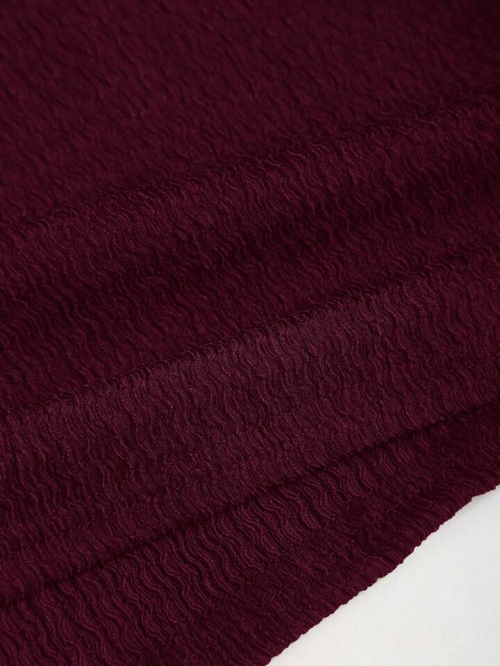 SHEEVETY  Sweetro Vestido Ceñido Al Body Con Mangas Acampanadas Y Cintura Ceñida De Estilo Minimalista