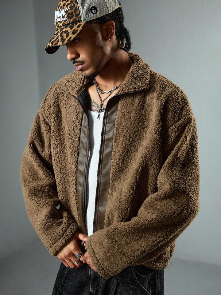 HIWGREDY -Chaqueta Teddy Hombre