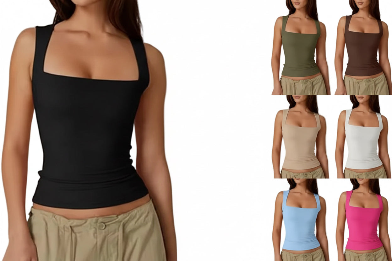 SHEEVETY - Top moderno sin mangas