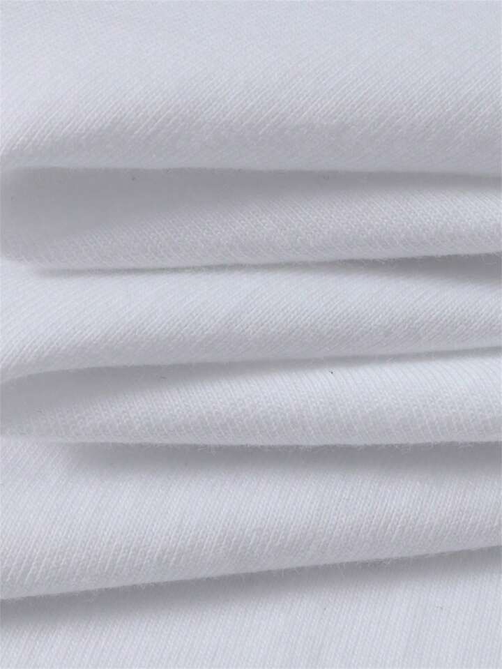 SHEEVETY TendenciasCamiseta De Manga Corta De Corte Holgado Para Hombre | Diseño Exquisito | Esencial De Verano | Fácil De Combinar | Muestra Tu Estilo