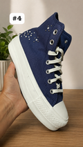 Tenis Plataforma Urban Pearl Azul Marino ✨